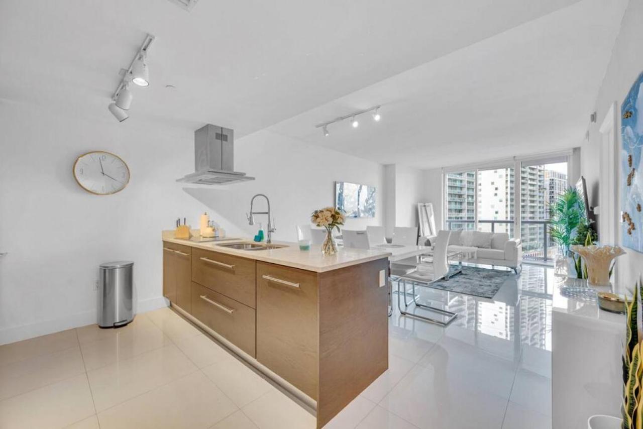 Modern 1 Bed Icon Brickell With Amazing Views Appartement Miami Buitenkant foto